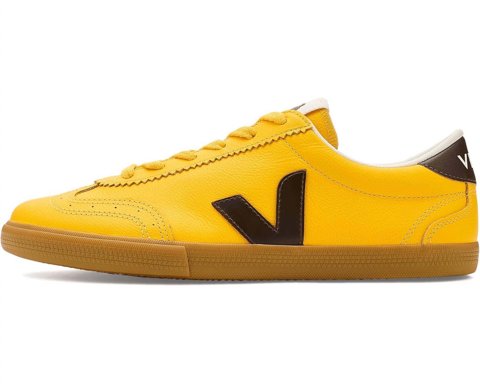 New Veja Women's Volley Ball Shoes In Sunshine /Eagle Natural